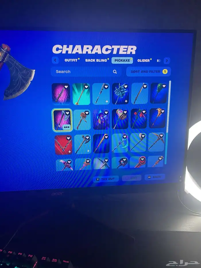 للبيع حساب فورت نايت نادر جد ا 1
