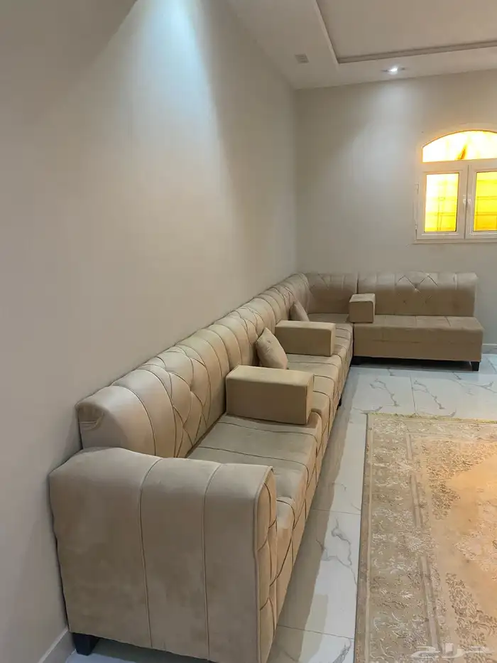 كنب حرف L نظيف 0
