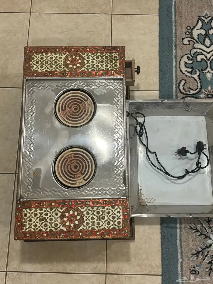 مشب كهربائي تراثي مزدوج 2