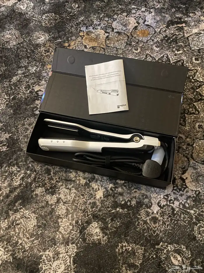 آلة تمليس الشعر بالبخار نانو السراميك مع مشط ب 1