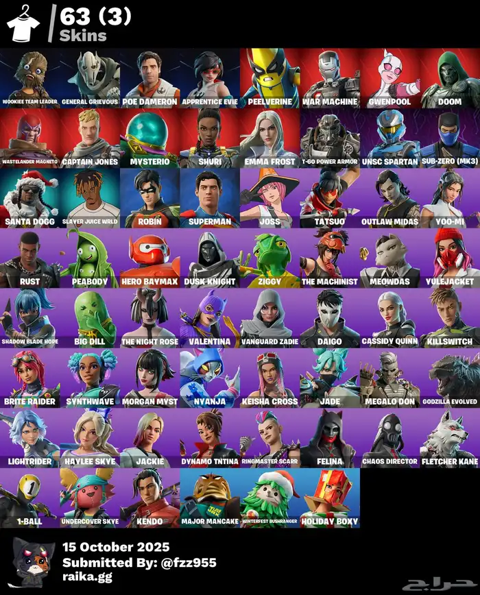 حساب فورت نايت 0