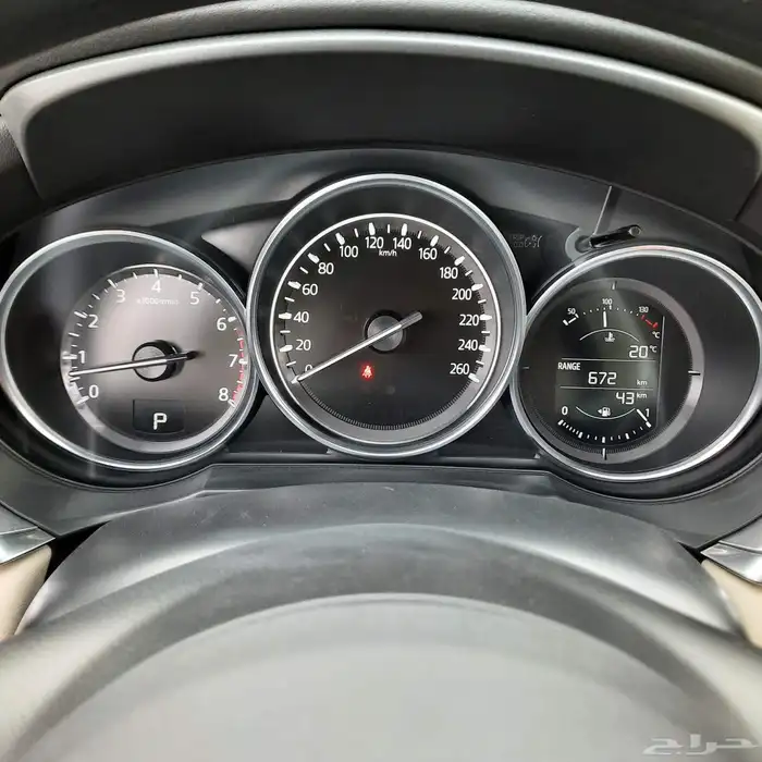 مازدا 6 موديل 2025 خليجي لون بيج السعر 94500 شامل الضريبة 25