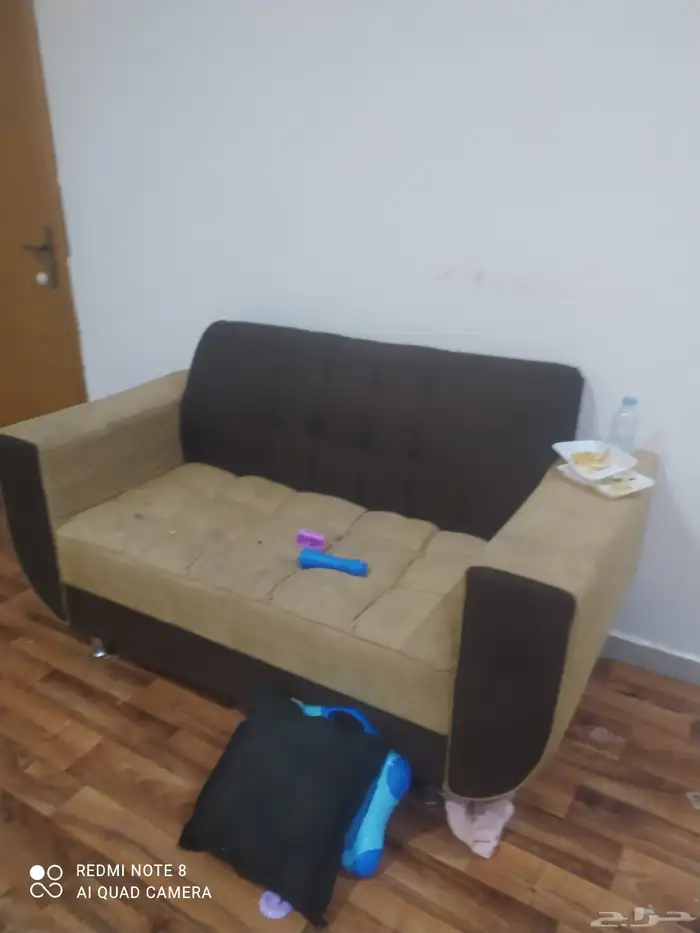 ثلاجه جديده مستخدمه شهر وفرن جديد كمان وكنب ثلاث قطع سوم 2