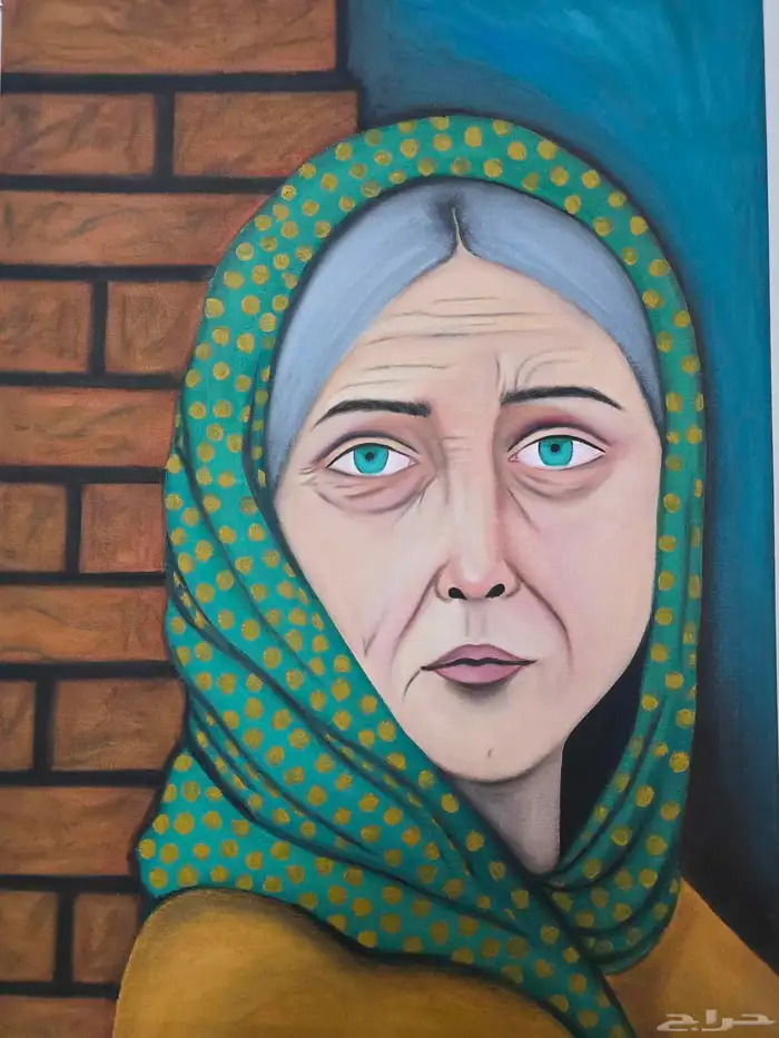 للبيع لوحات رسم يدوي مقاس 50 في 70 25