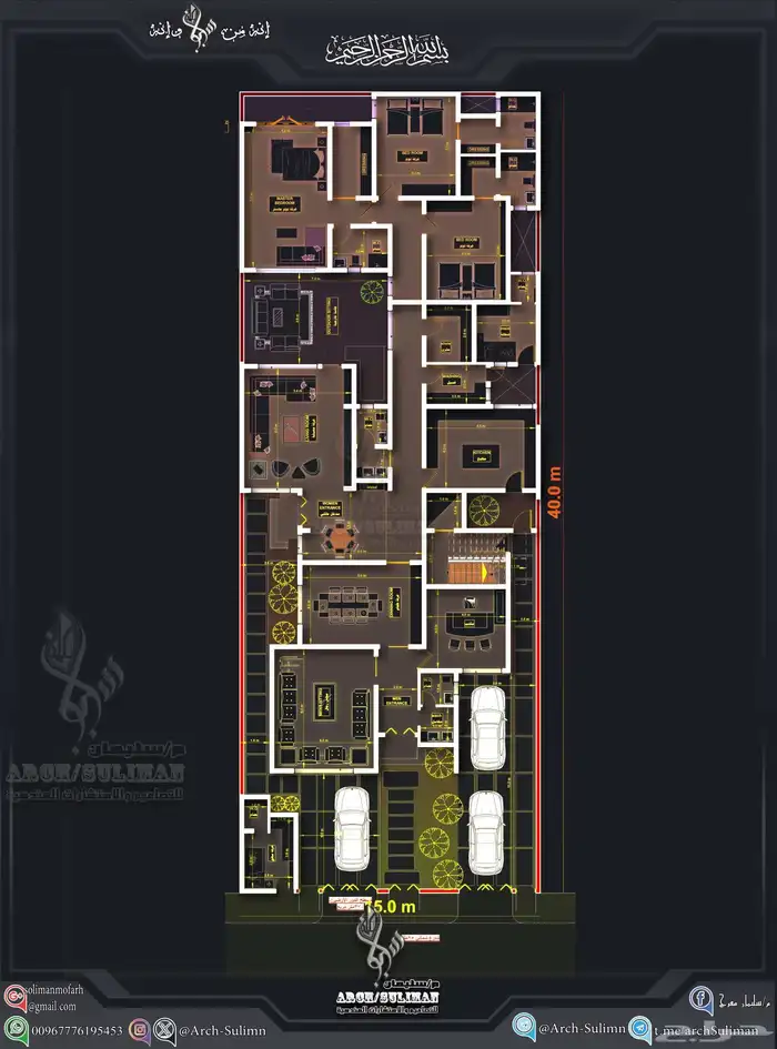 مهندس معماري محترف بتصميم المخططات والواجهات ثلاثيه الابعاد 32