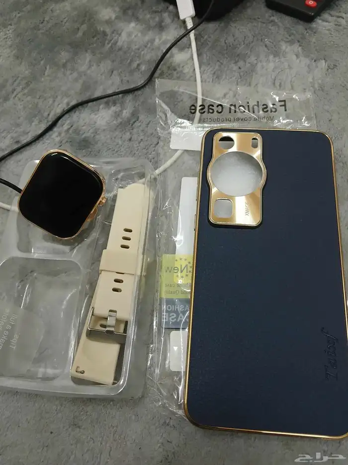 ساعة ذكية سمارت جديد 250 ريال غطاء جديد جوال هونر برو 15شاحن 0