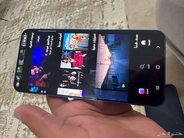 جلكسي  s25 ذاكره 256 رام 12 من stc كامل اغراضه 0