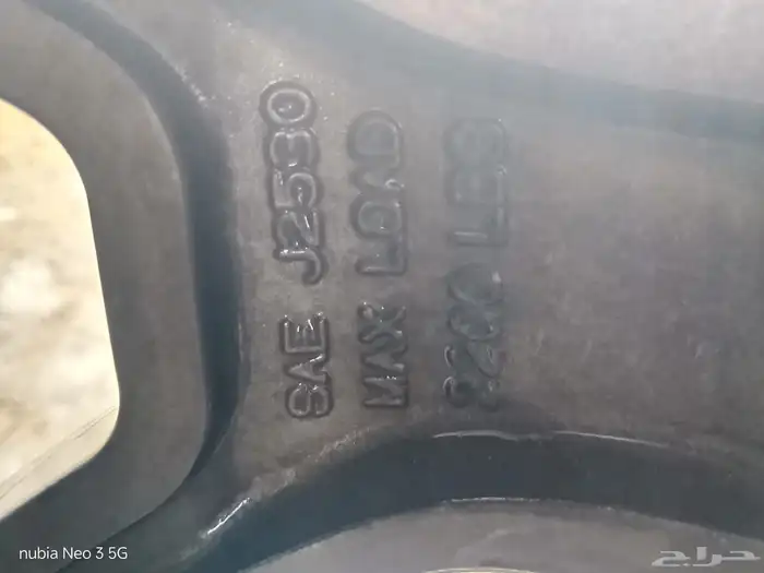 للبيع جنوط مقاس 16 حق وانيت 6 مسمار 5