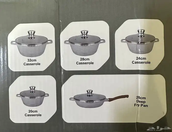 طقم قدور جرانيت 4