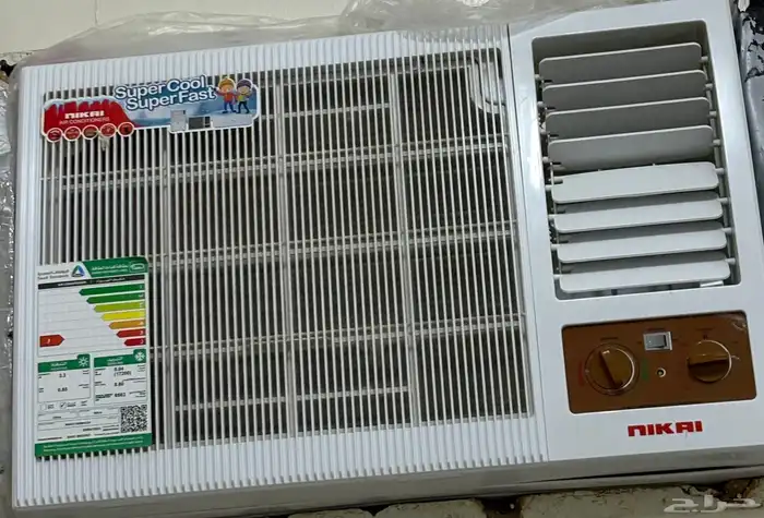 مكيف استعمال شهرين جديد طن ونص بارد وحار وتوزيع 0