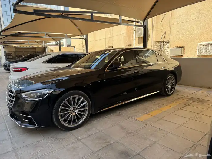 مرسيدس الجوهرة s class s450 للايجار يومي شهري 3