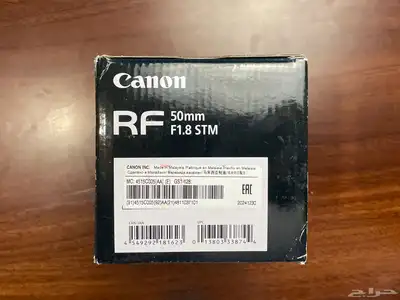 عدسة 50mm 1.8 canon rf index