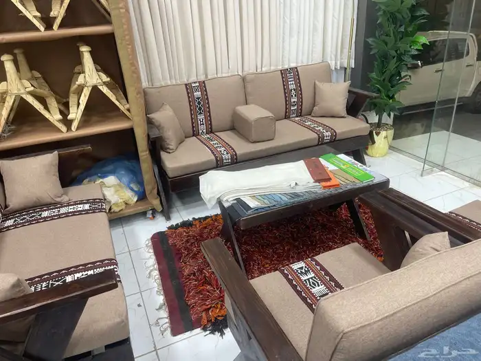 جلسات خارجية خشب وحديد 3