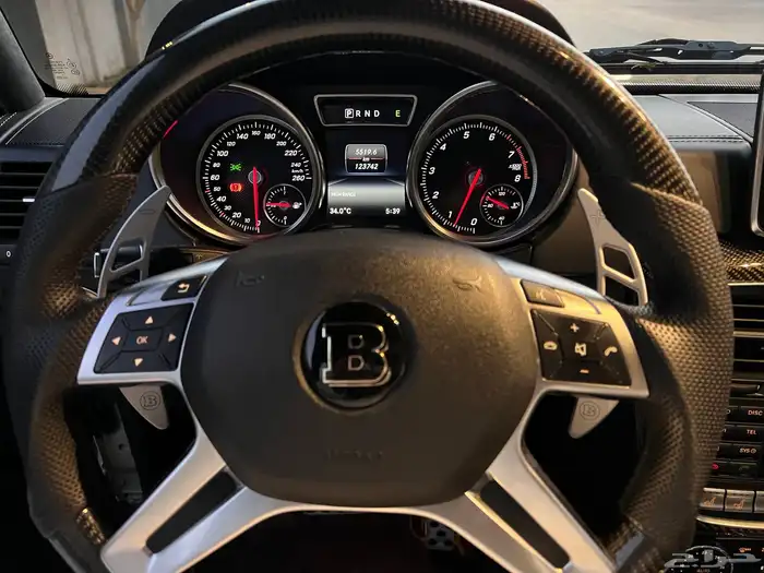 جيب مرسيدس جي 500 فور باي فور BRABUS أصلي 20