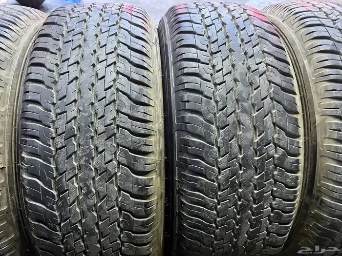 كفرات دنلوب وكاله برادو وفرشنال مقاس 265 65 17 35