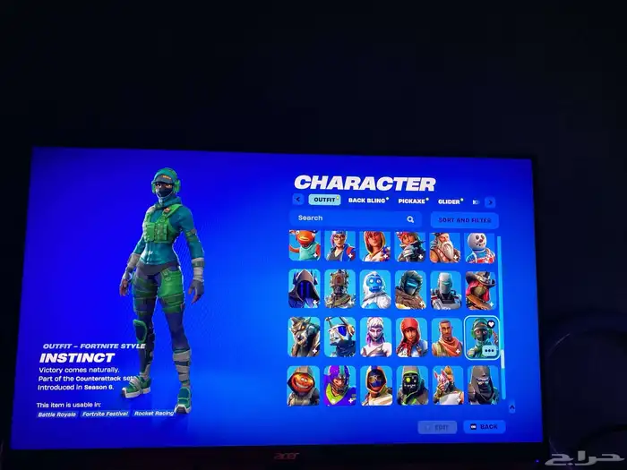 للبيع حساب فورت نايت نادر جد ا 20