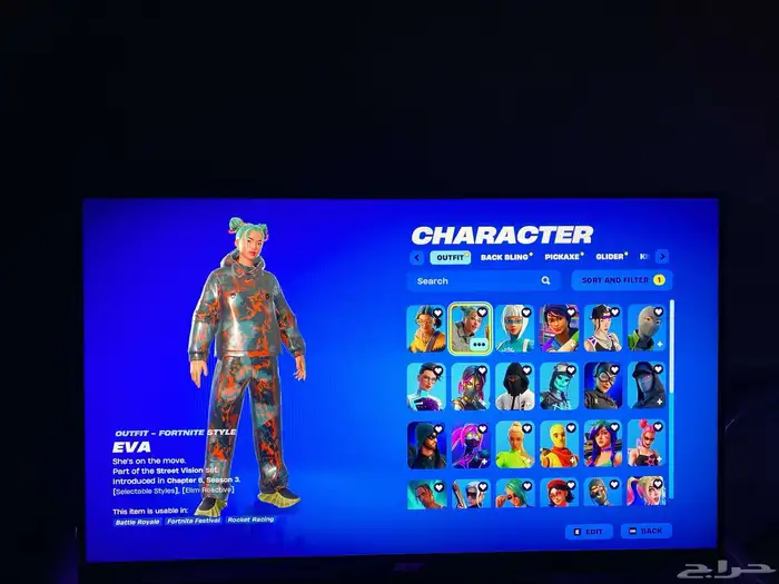 للبيع حساب فورت نايت نادر جد ا 5