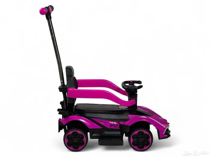 سيارة اطفال دف عصا تصميم رياضي مميز - سياره اطفال بموسيقى 6