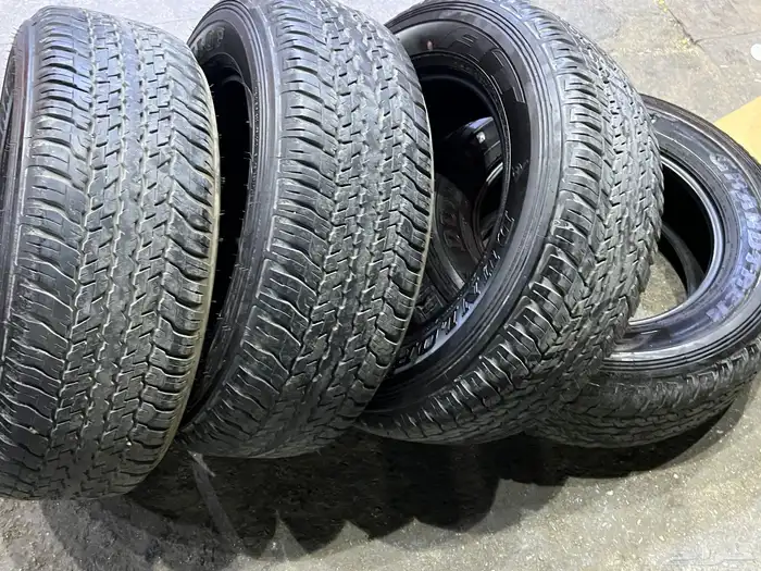 كفرات دنلوب وكاله برادو وفرشنال مقاس 265 65 17 24