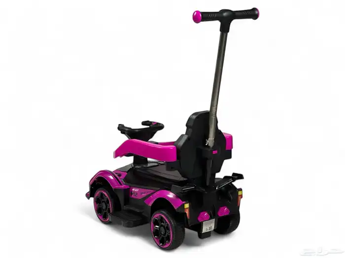 سيارة اطفال دف عصا تصميم رياضي مميز - سياره اطفال بموسيقى 7