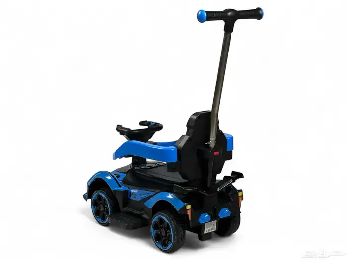 سيارة اطفال دف عصا تصميم رياضي مميز - سياره اطفال بموسيقى 2