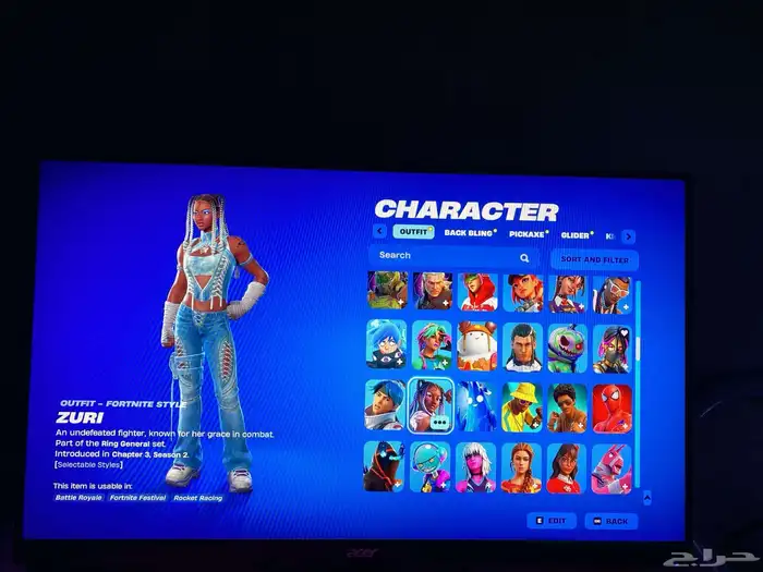 للبيع حساب فورت نايت نادر جد ا 8