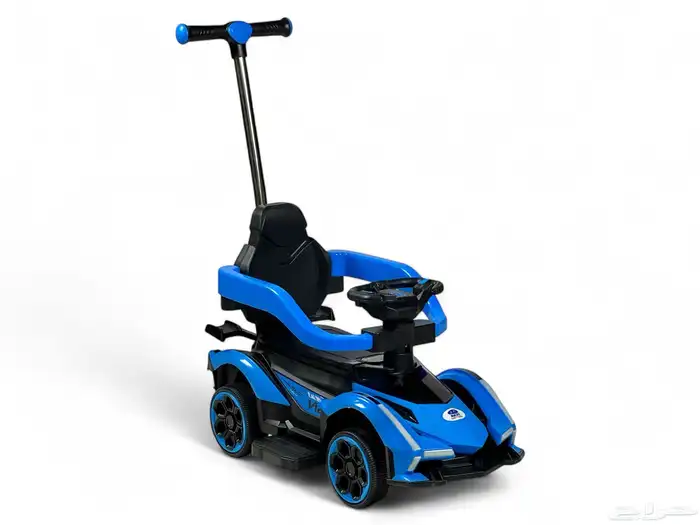 سيارة اطفال دف عصا تصميم رياضي مميز - سياره اطفال بموسيقى 0