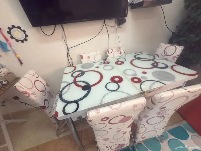 سفرة 8 كراسى التربيزة بتتفتح تكبر 0