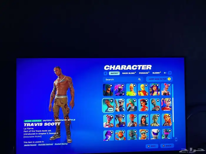 للبيع حساب فورت نايت نادر جد ا 3