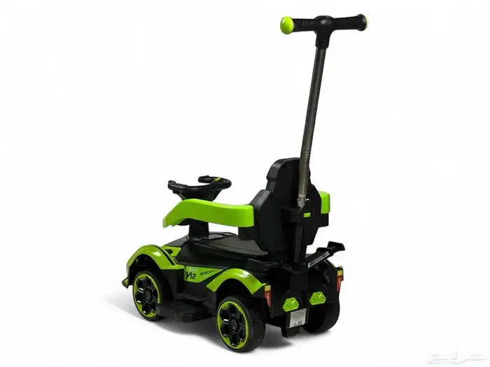 سيارة اطفال دف عصا تصميم رياضي مميز - سياره اطفال بموسيقى 12