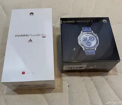 هواوي بيورا80 برو جديد New Huawei Pura 80 pro مع ساعه index