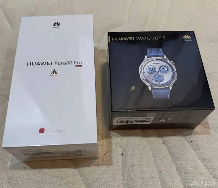 هواوي بيورا80 برو جديد New Huawei Pura 80 pro مع ساعه 0
