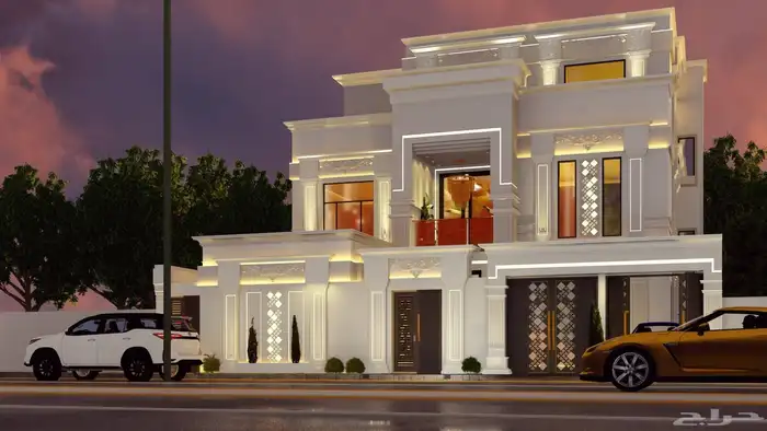 مهندس معماري محترف بتصميم المخططات والواجهات ثلاثيه الابعاد 16