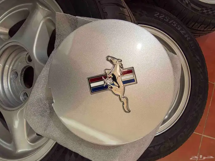 4 جنوط موستنج فكس 16  بكفراتها واغطيتها مجددة 1