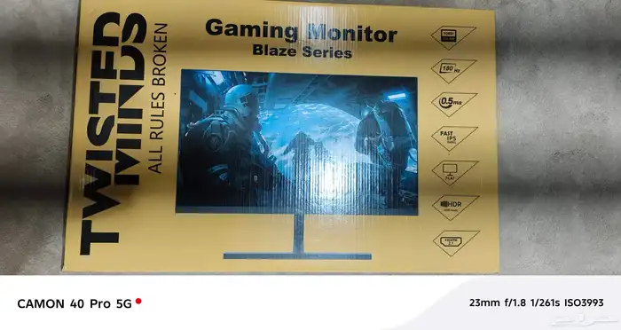 شاشة قيمنق استخدام اسبوع واحد السعر السابق 700 الان 400 1