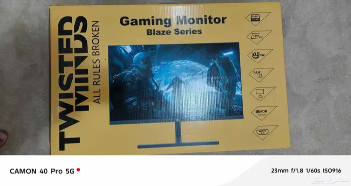 شاشة قيمنق استخدام اسبوع واحد السعر السابق 700 الان 400 0