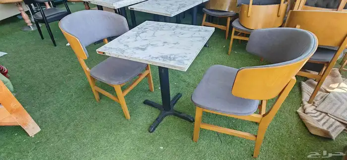 كراسي وطاولات فاخرة لمحلات الكوفي والشاي 16