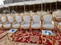 تأجير افخم الكراسي الكلاسيكي والمالكي وفرش جميع المقاسات 0