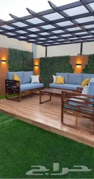 جلسات خارجية وجلسات ارضية والستائر والديكورات 9