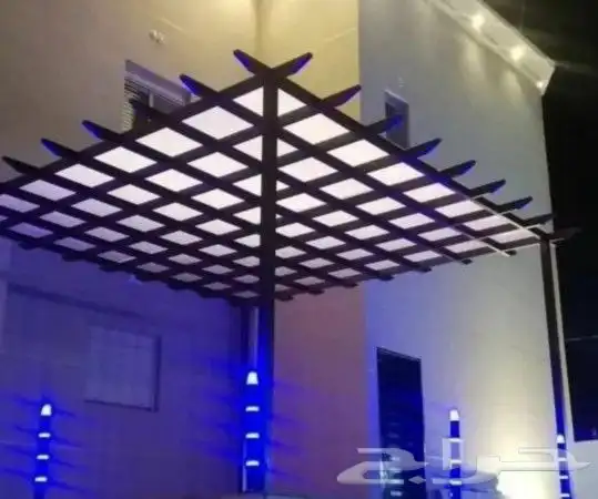 مظلات الرياض سواتر شرايح حديد مستودعات سندويش بنل وهناجر 6
