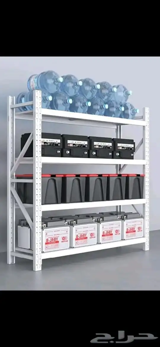 يوجد لدينا جميع انواع الرفوف المستودع ومستلزماتها 1