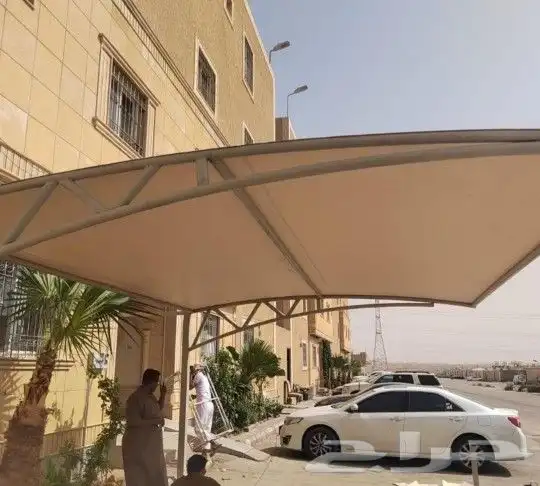 مظلات الرياض سواتر شرايح حديد مستودعات سندويش بنل وهناجر 9
