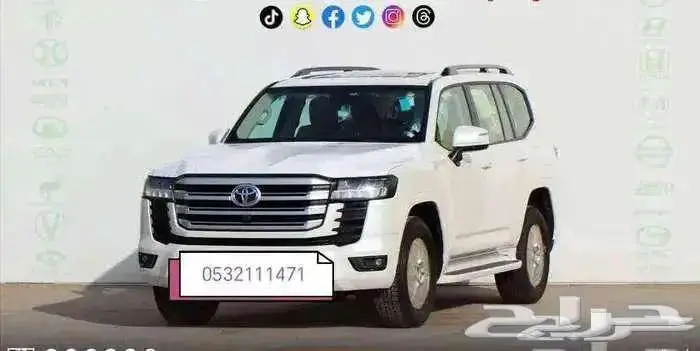 تويوتا لاند كروزرGXRL2 بنزين لوحات 2025 0