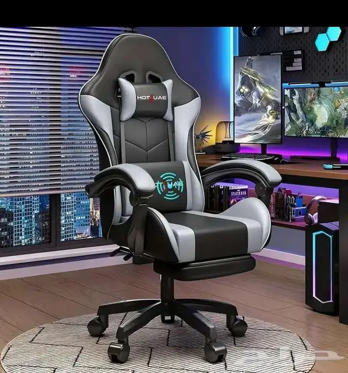 كرسي مكتبي والعاب إرغونومي قابل لتعديل الارتفاع 11