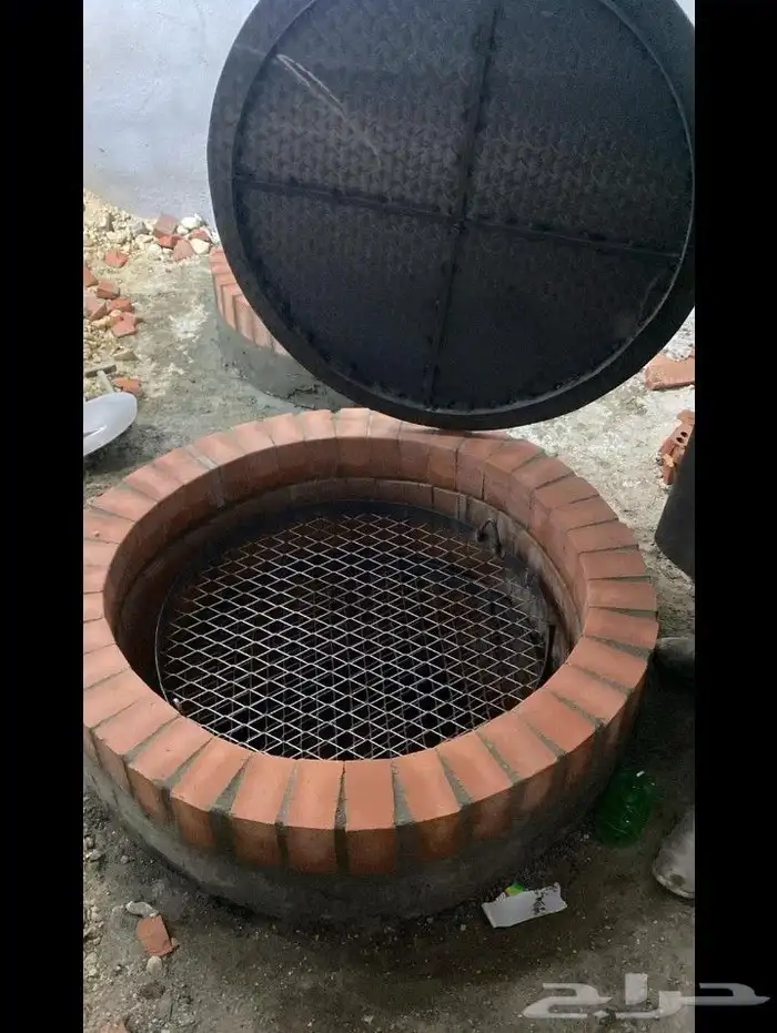 حفر مندي طوب احمر حراري حفر مندي برميل حديد 16 سم 5