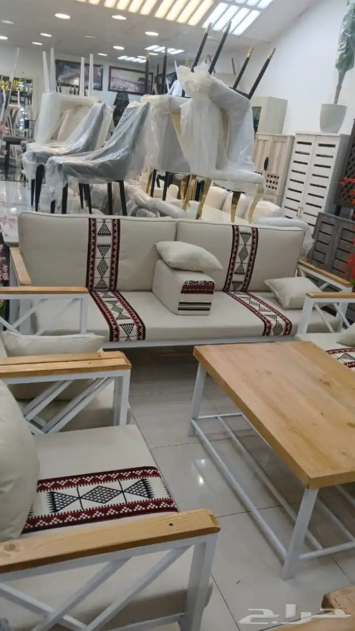 جلسات خارجي استراحات حوش طقم سبع انفار 18