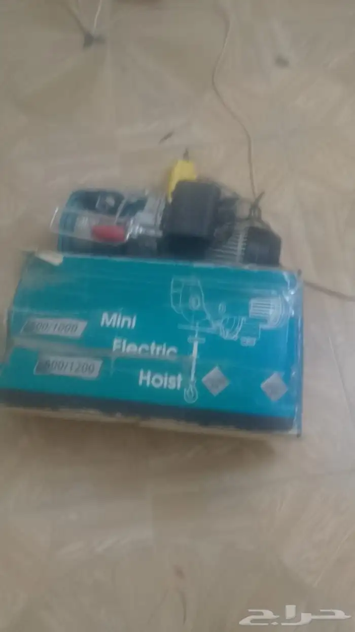 ونش بطحه جديد بكرتونه مع ملحقاته . الملحقات مستعمله 7