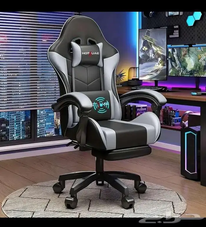 كرسي مكتبي والعاب إرغونومي قابل لتعديل الارتفاع 12