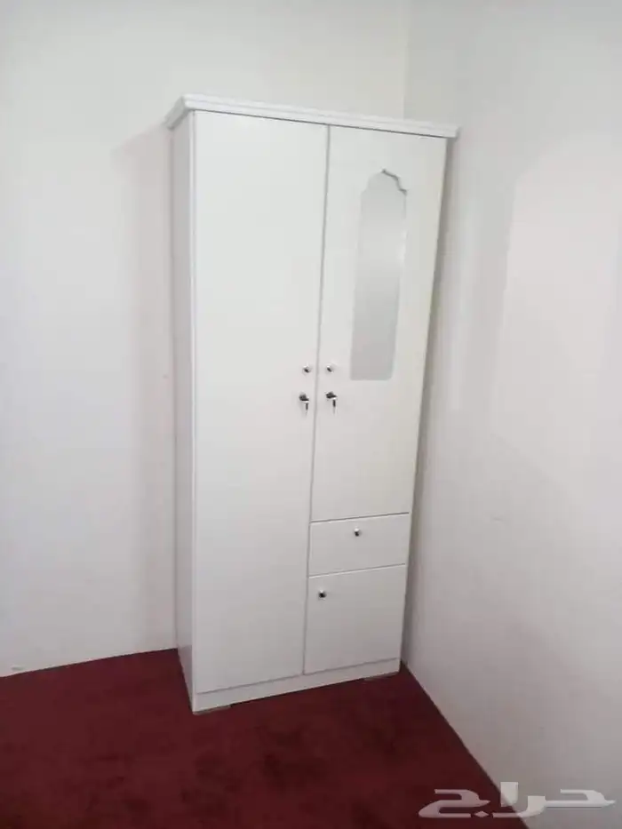 سرير دورين حديد دولاب بابين 1