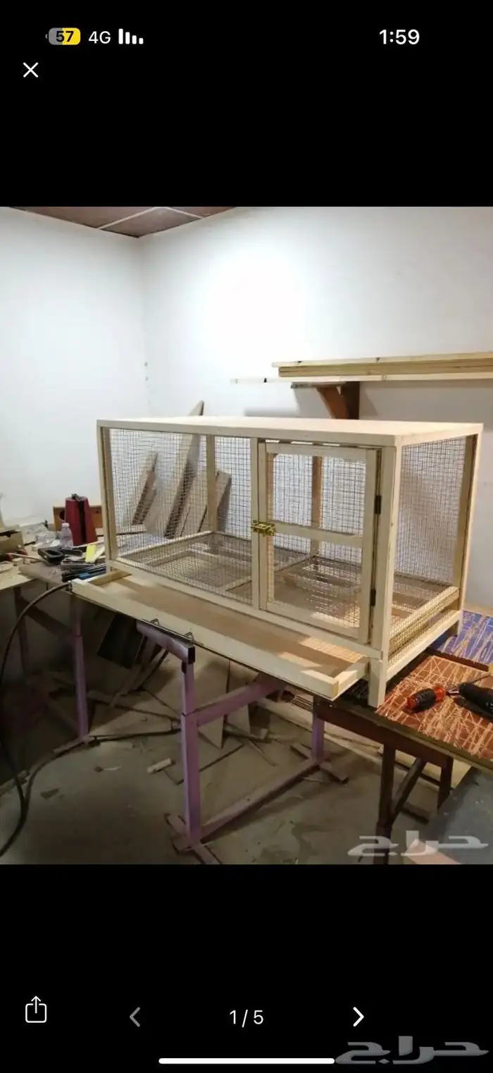 تفصيل بيوت حيوانات خشب 0